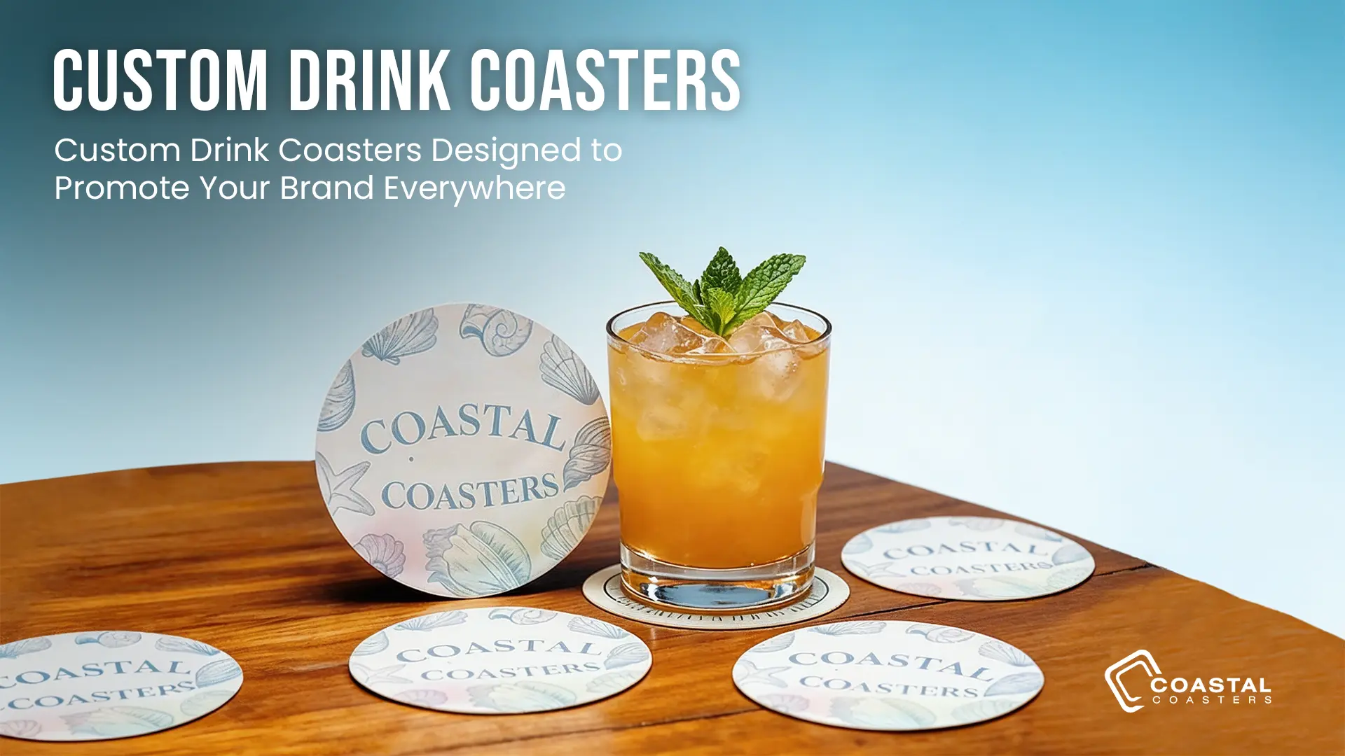 Custom Drink Coasters Design