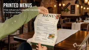 Printed Menus That Influence Customer Decisions & Increase Sales